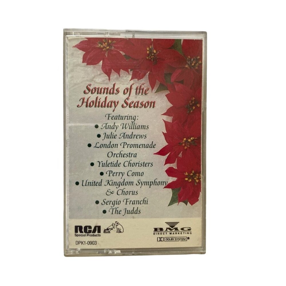 Sounds of the Holiday Christmas Music Audo Cassette 1991 Andy Williams u